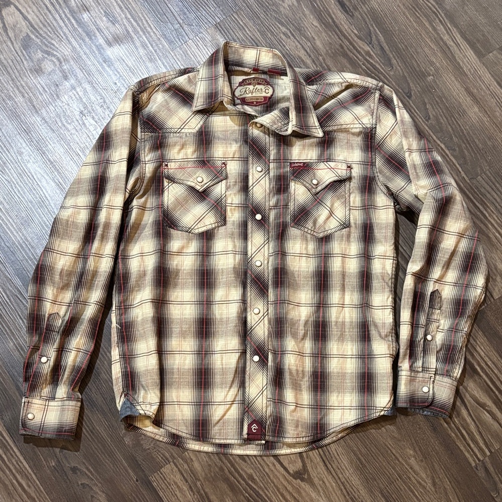 Rafter C Red Dirt cowboy/western/pearl snap shirt
